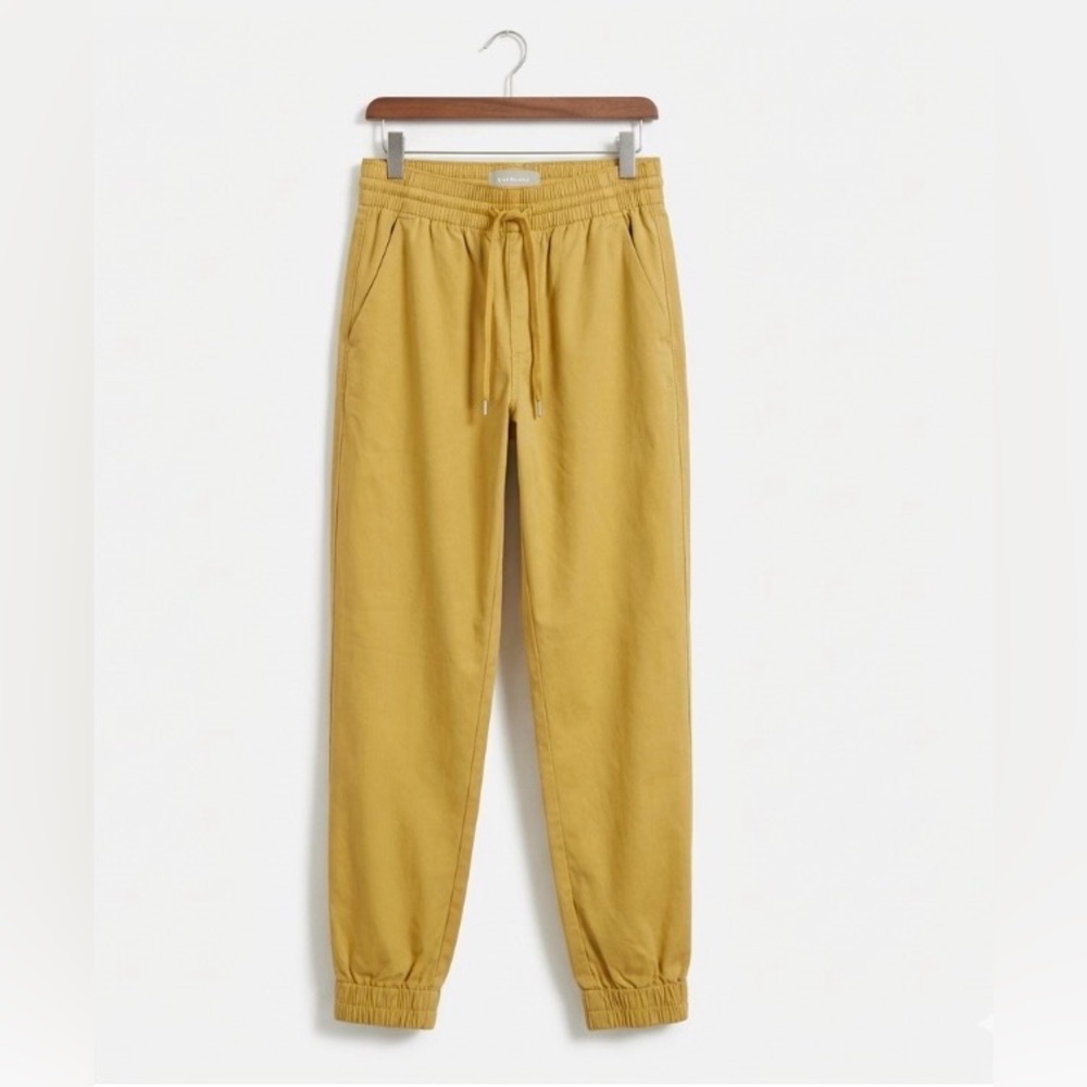 Everlane The Easy Jogger Ochre Yellow Organic Cotton Pants XS WFH